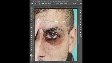 Photoshop Tutorial : How to Remove dark circles under the eyes.