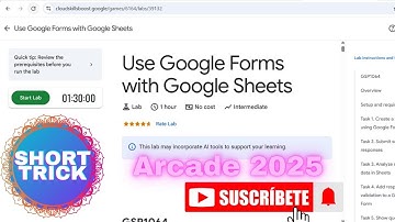 Use Google Forms with Google Sheets #2025 #googlecloud #like #subscribe #swags #google #share #likes