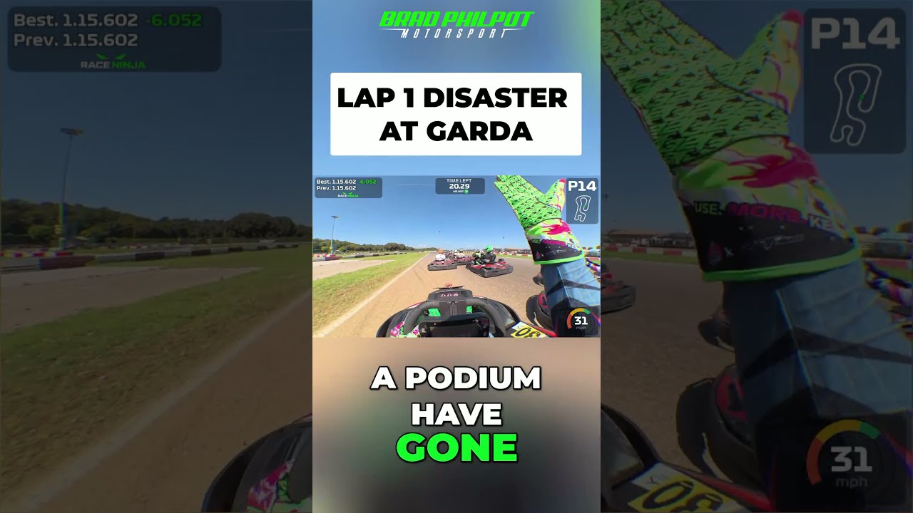 Thumbnail of Brad Philpot's video Pushed Wide in the Grand Final! #Karting #GoKart #SouthGarda