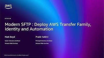 AWS re:Invent 2025 - Modern SFTP: Deploy AWS Transfer Family, Identity, and Automation (STG419)