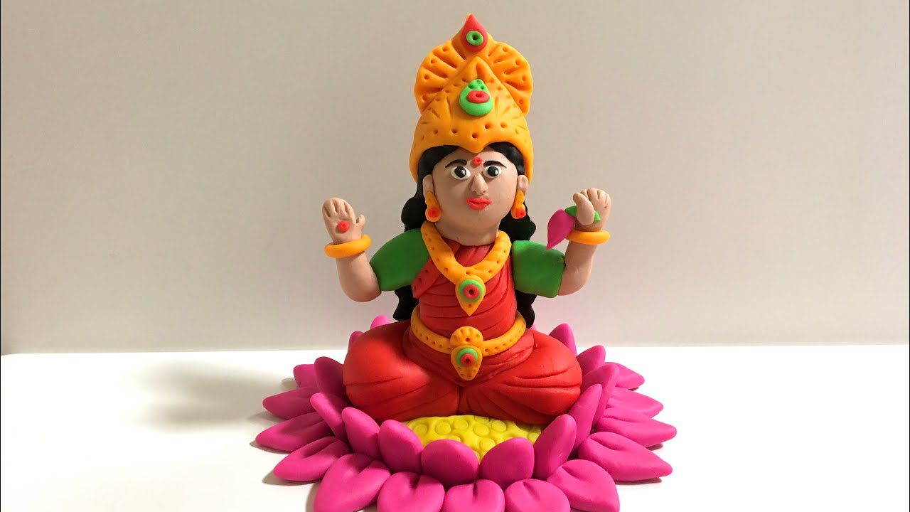 Clay Time How To Make Lakshmi Maa Happy Lakshmi Puja Model clay-time-how-to-make-lakshmi-maa-happy-lakshmi-puja-model