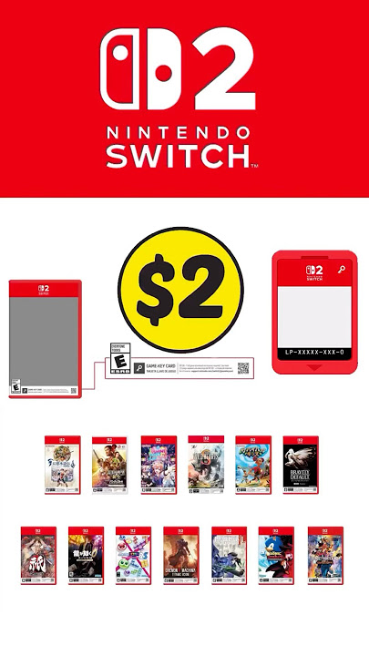 Certain Switch 2 Game Key Cards Are Now Only $2.00 👀