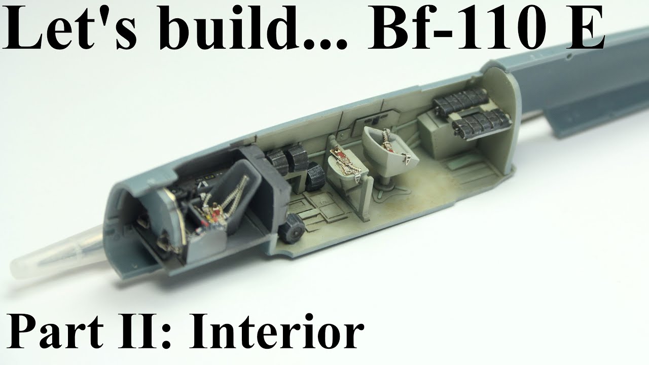 Let's build... Bf-110E 1:72 Eduard part II: Interior