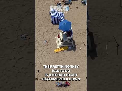 Lifeguard impaled by