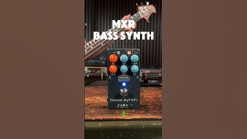 MXR dropped the Bass Synth Pedal and now we can’t stop funk #bass #guitar #effectspedals