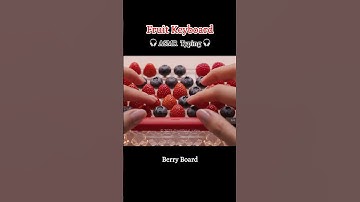 Impossible Fruit Keyboards 🍓 ASMR #oddlysatisfying #asmr