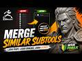 01-13 - Merge Similar Subtools