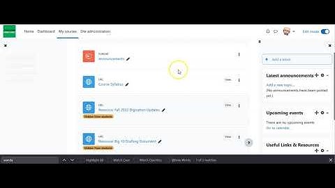 Insert a Syllabus in Google Docs into Your Moodle Course