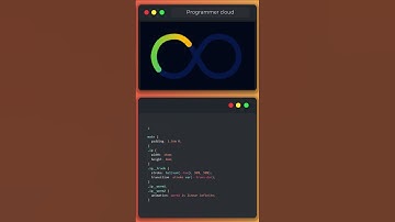 Infinity Loading Animation With HTML & CSS ♾️🔥🔥🔥 #shorts