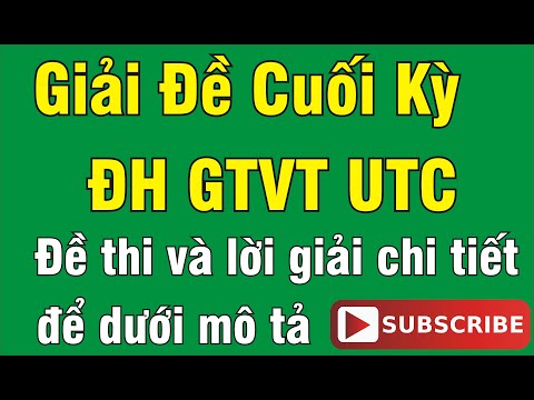 Video ĐỀ 29: CUỐI KỲ GIẢI TÍCH 1 - ĐẠI HỌC GIAO THÔNG VẬN... - YouTube