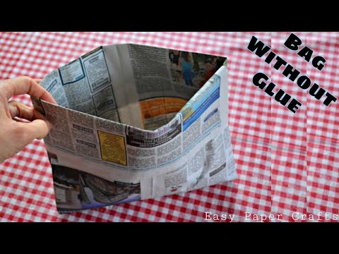Newspaper bag without