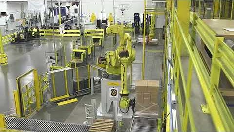 HỆ THỐNG ROBOT TỰ ĐỘNG SẮP XẾP HÀNG HÓA TRONG NHÀ KHO