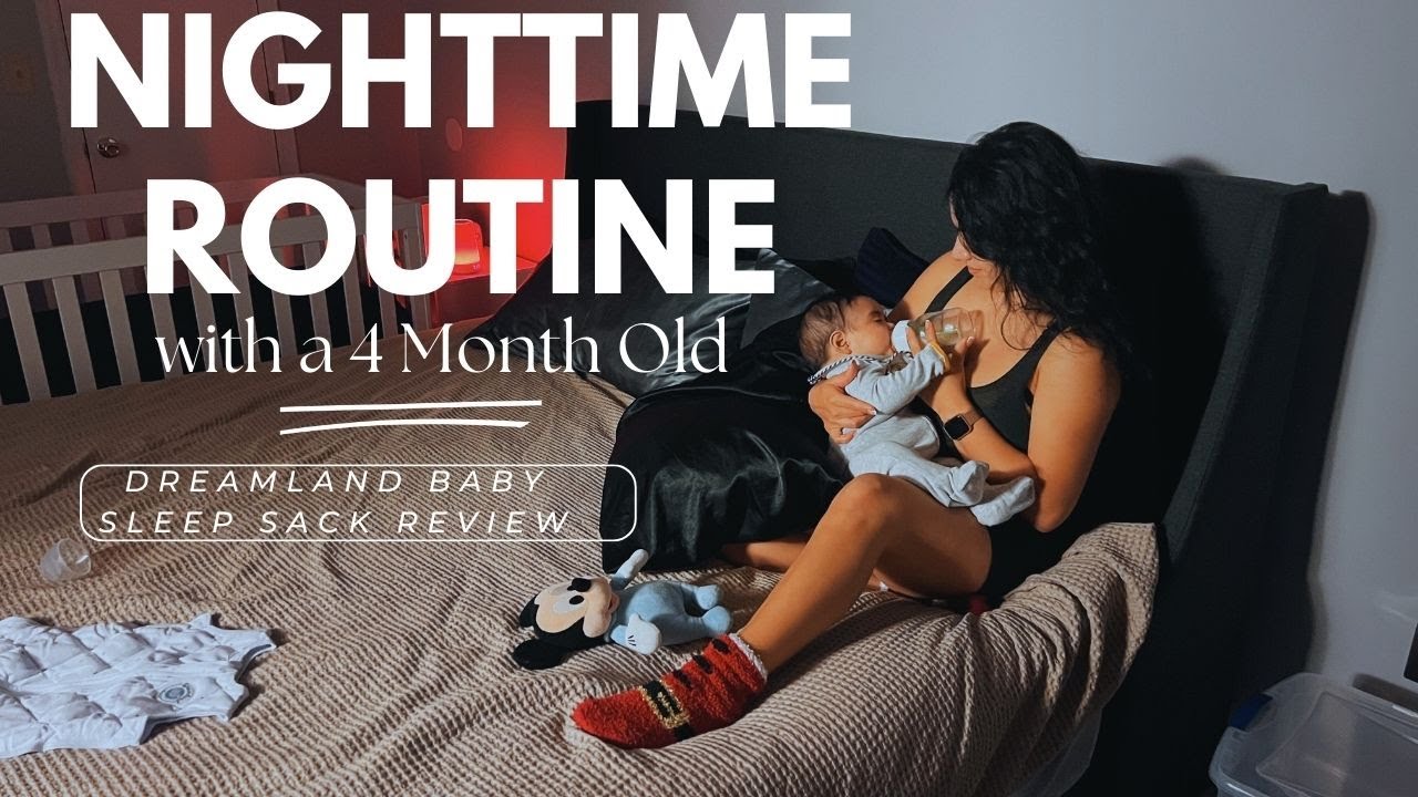 Realistic Nighttime Routine with 4 Month Baby! Dreamland Baby Sleep