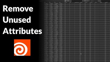 Remove Unwanted Attributes | Houdini for the New User