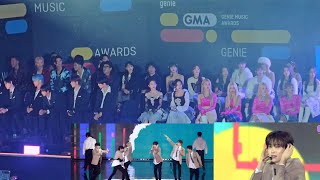 Idols react to DKZ GMA 221108