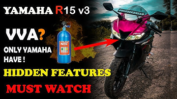Hidden Features - Yamaha R15 v3 | top 5 | motovlog | letest technology
