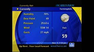 Intellistar 1 Sd - Weatherscan V1 Long Island, Ny 11525 Eas Message