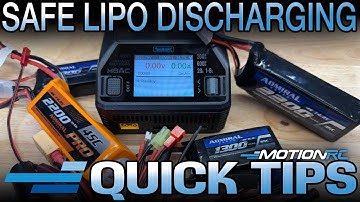 How To Safely Discharge Your LiPo Batteries With The ToolKitRC M8AC | Quick Tip | Motion RC