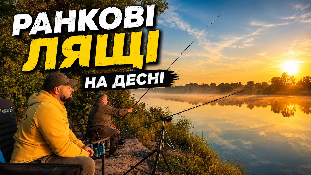 Ранкові лящі на Десні в Погребах