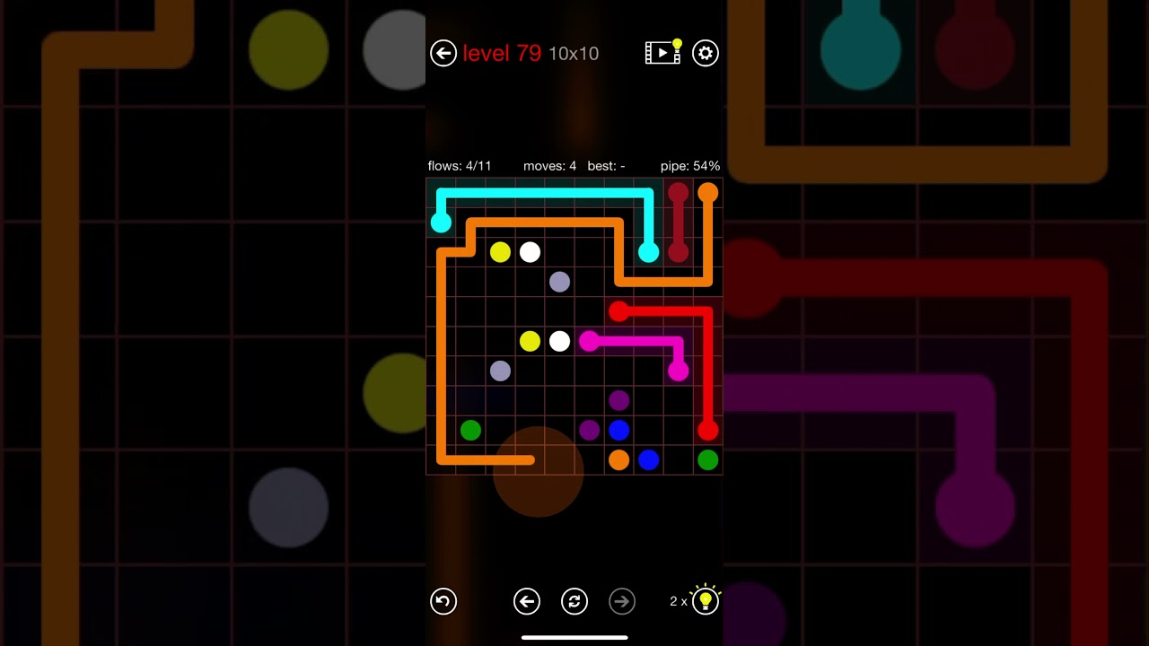 Flow Free - Manias - 10x10 Mania - Level 79