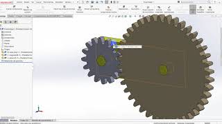 ensamble pinon engrane solidworks