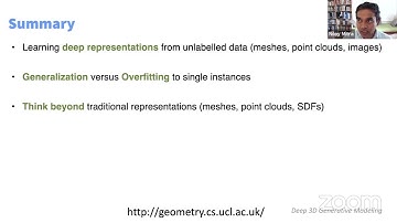 LOGML - Niloy Mitra: Deep 3D Generative Modeling