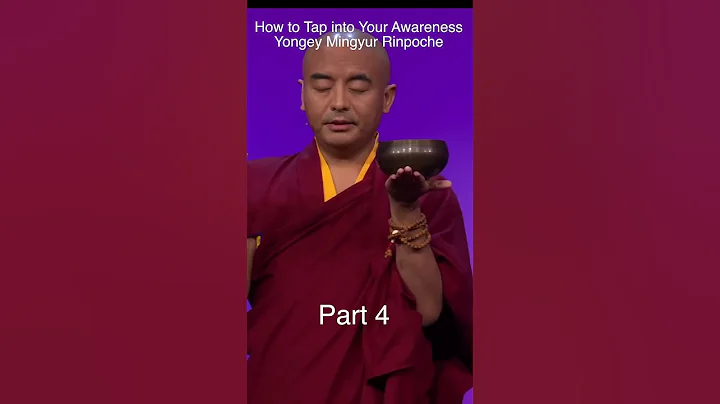How to Tap into Your Awareness Yongey Mingyur Rinpoche #part4 #short