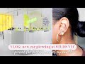 Piercing the THICKEST Part of My Ear😳  @Studs NYC | Conch vs. Daith vs. Rook | VLOG + Detailed Info