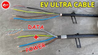 EV ULTRA cable - Combined power and data for easier and neater EV charger installations