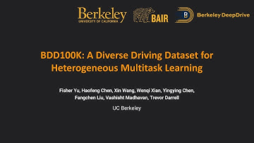 CVPR 2020 BDD100K Dataset for Heterogeneous Multitask Learning