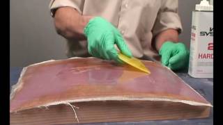 How to apply Fibreglass Fabric with WEST SYSTEM® epoxy