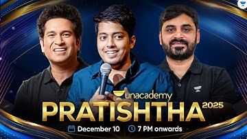 Celebrating 10 Years of Unacademy’s Journey | PRATISHTHA 2025 ft. @AakashGupta | Sachin Tendulkar