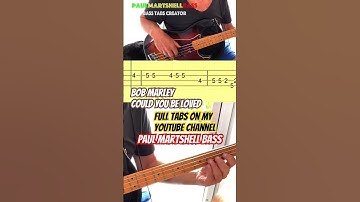 Thumbnail of Could You be loved Bass Tabs #bass  #basstabs #reggae