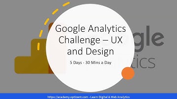 Google Analytics For Landing Page - UX and Design Team - 5 Day Challenge