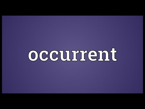 Header of occurrent