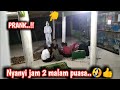 NGAKAK.!🇮🇩 PRANK POCONG BANGUNIN SAURR JAM 2 MALAM LUCU.. 👍😆😆