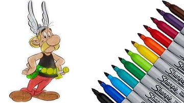 Asterix Coloring page  2018 New HD Video for Kids