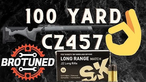 CZ 457 LRP  - 100 yards -  SK Long Range Match - IBI Barrel