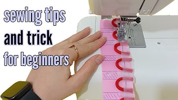 How to sew button loops with fabric/easy way for beginners