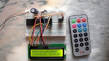 NEC Protocol decoder with PIC16F887 microcontroller