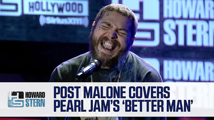 Post Malone Covers Pearl Jams Better Man Live on t...