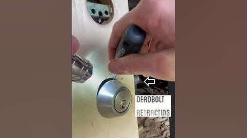 Deadbolt Through the Lock Forcible Entry: Ice Pick Attack