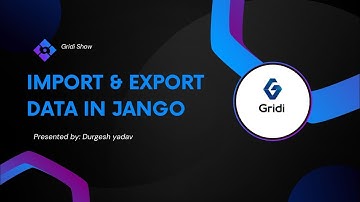 Import & Export Excel, CSV, JSON file in django project