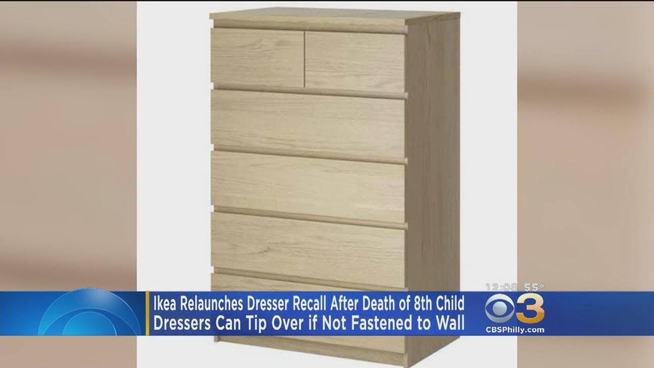 After Death Of 8th Child Ikea Relaunches Dresser Recall Youtube