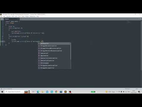 Java Program to Calculate Area of Circle and Rectangle using method overloading.
