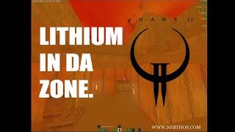 Quake 2 Lithium Mod In da Zone.