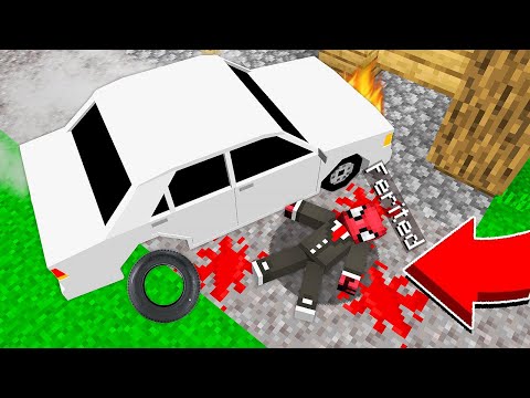 FERİTED ARABA KAZASI YAPTI 💥🚗 - Minecraft