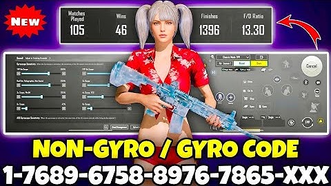 NEW UPDATE 3.5🔥BEST SENSITIVITY CODE + CONTROL SETTINGS BGMI/PUBG MOBILE