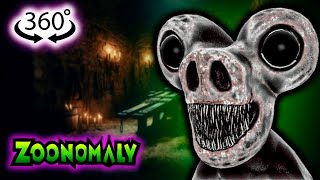 😎 5D 360 VR video ZOONOMALY SCARY ROOM. ALL characters.Friendly ostrich. Monster smile cat