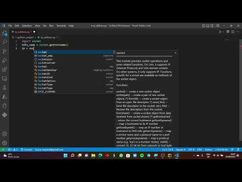 Python code for ip address